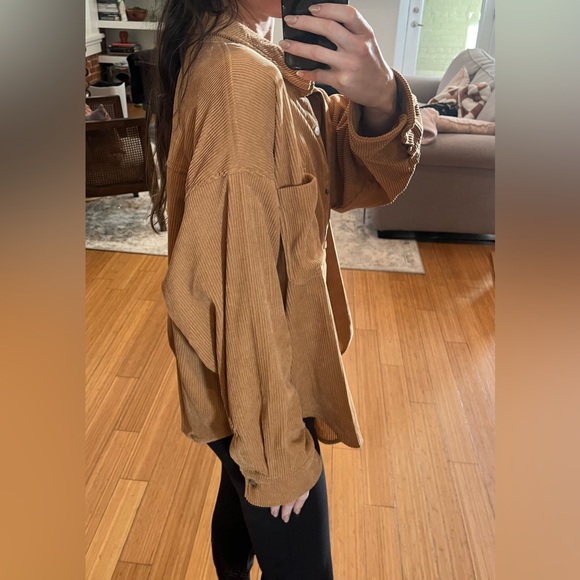 Corduroy Camel Button Down - Picture 4 of 8